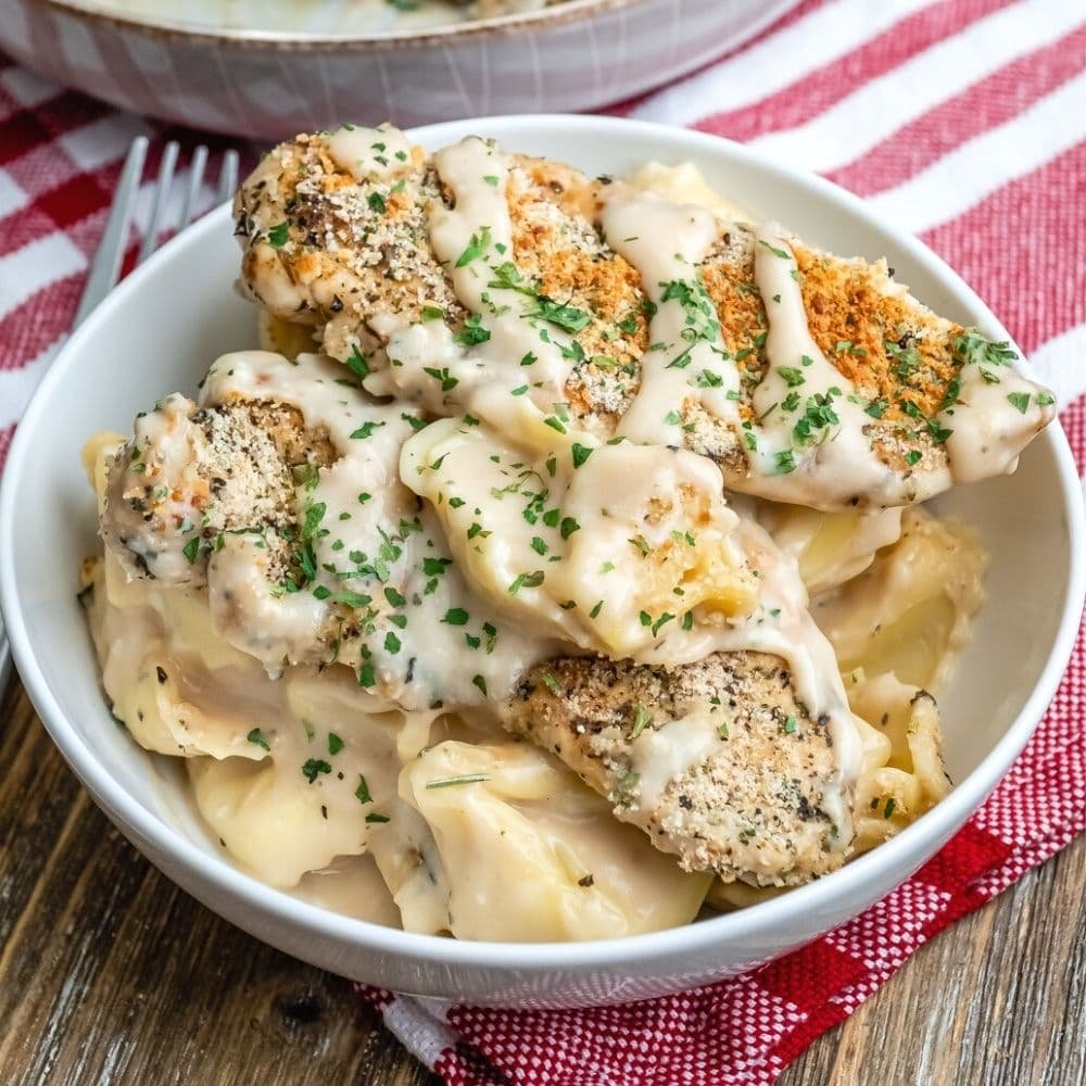 Chicken Tortelloni Alfredo